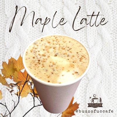 Immerse yourself into the warm feeling of Fall!  Grab your favorite cardigan and head to The Buzz of UC Cafe for a delicious hot or iced Ma