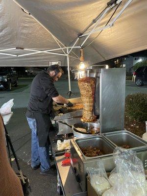 Legit Al pastor - grilled and carved