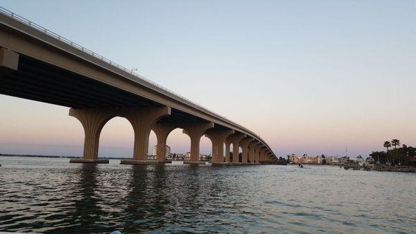 A great bridge view, only something easy to capture with a smaller, more private cruise like this one.