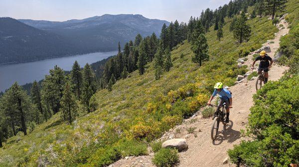 Donner Lake Rim Trail is just one of a handful of great rides accessible from our shop