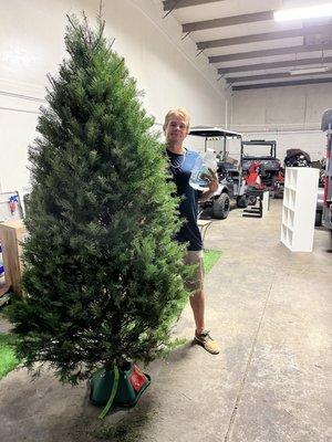 This is our 8ft Douglas Fir!