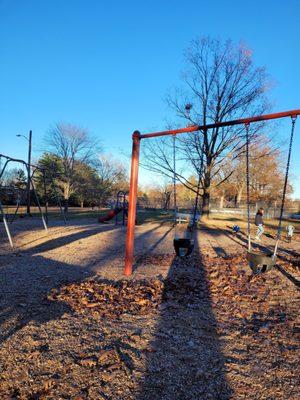 Swings, at the other playground