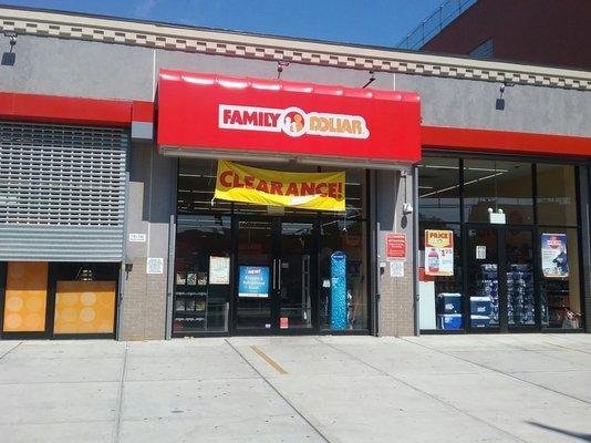 Family Dollar's new location at 741-745 Ralph Avenue. (It used to be across the street.)