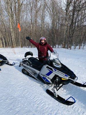 A Jersey beach girl in the Vt .mountains