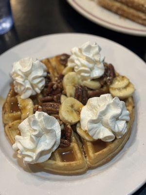 Mocha Banana Waffle