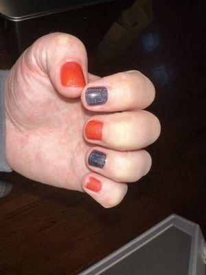 Nails  done  for Halloween