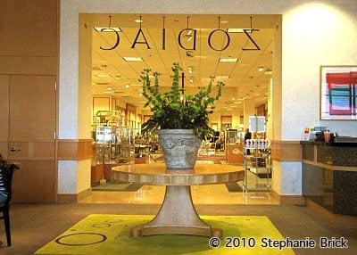 Entrance of the restaurant, as seen from the dining area