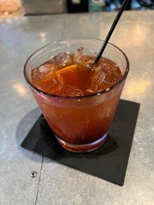 Whiskey old fashioned sour! Yum!