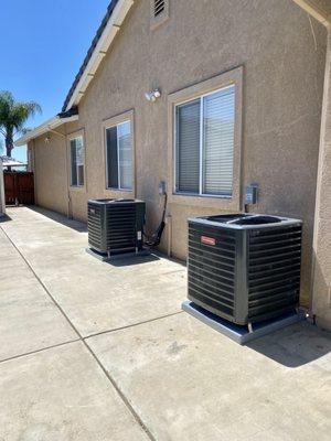 Two new Goodman condensing units.