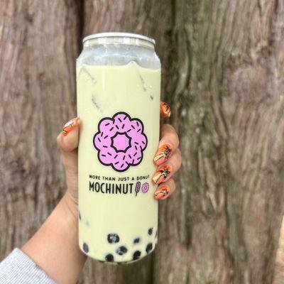 Matcha with boba