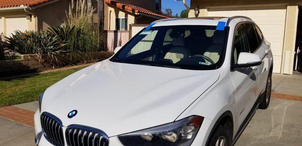 2014 BMW with a new windshield