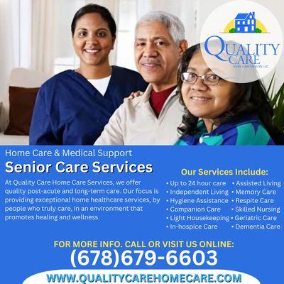 Home Care Services for seniors