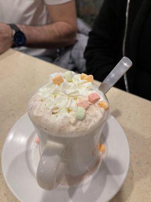 Lucky charms hot chocolate