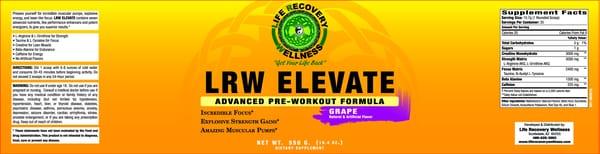 Elevate comes in grape and fruit punch