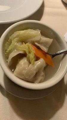 Wonton soup.