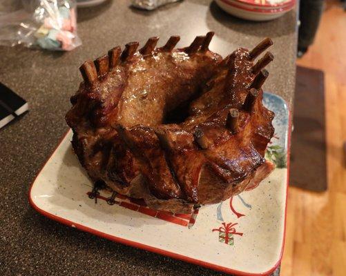 Hatfield crown roast from River Valley Provisions