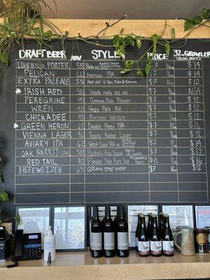 Beer Menu