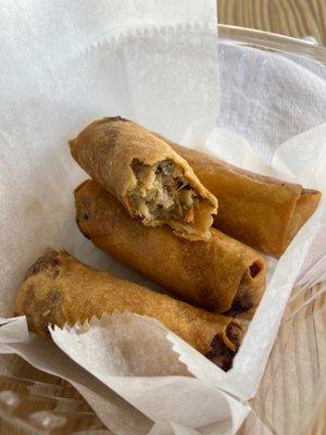 Crispy spring rolls