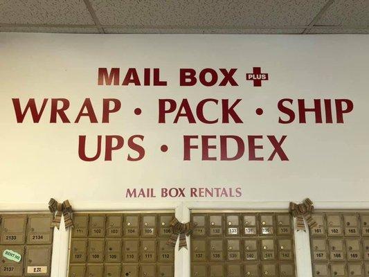 Work from home and need a hard business address? Rent a mail box from us today!