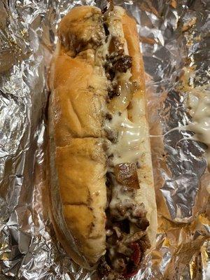 AMAAAAAZING beefy Philly Cheese Steak!!