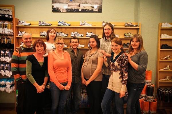 some of the staff! (L-R) new owner Jim Gothers, his wife Lisa, Amanda, Molly, Patrick, Danielle, Trey, Annette, and Magda.