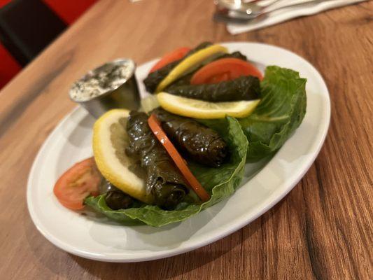 Stuffed grape leaves