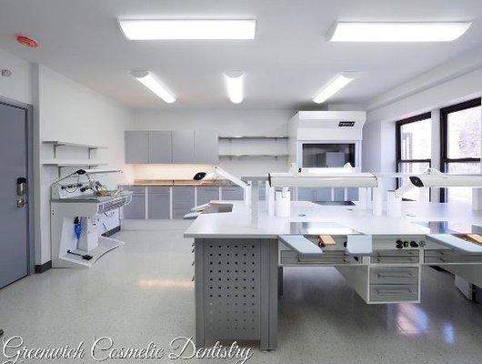 our on-site dental lab that fabricates all of our patient's cases.