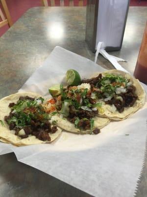 Beef tacos which looks really good