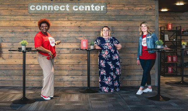 Our Connect Team is always ready to welcome and make your visit to Real Life easy and enjoyable. Be sure to come see them when you visit!