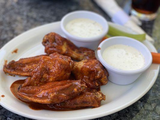 Nashville hot wings- made extra crispy