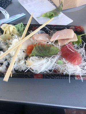 Sashimi B Lunch Combo