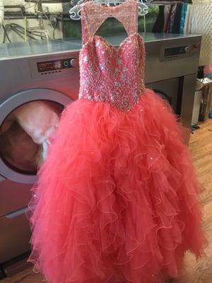 Clean & pressed quinceañera dress