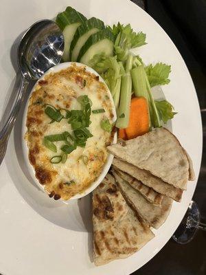 Spicy crab and artichoke dip