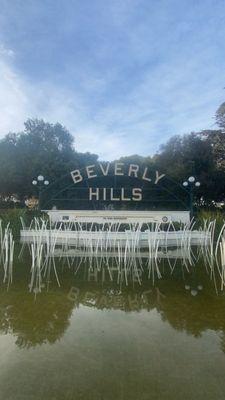 The famous Beverly Hills sign