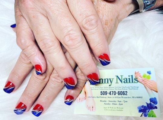 4th of July Nails