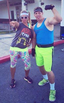 80s workout day!