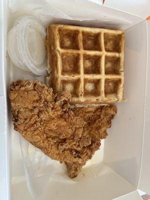 Chicken and waffles  Combo #1