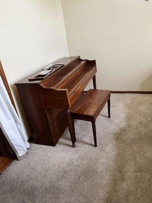 Moved my console piano with the same care as moving a Grand Piano