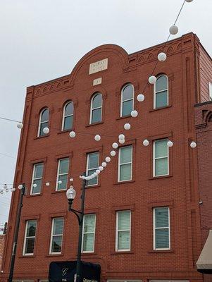 Old restored building now functioning hotel