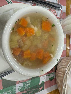 Chicken Soup    Comes for free with dinner