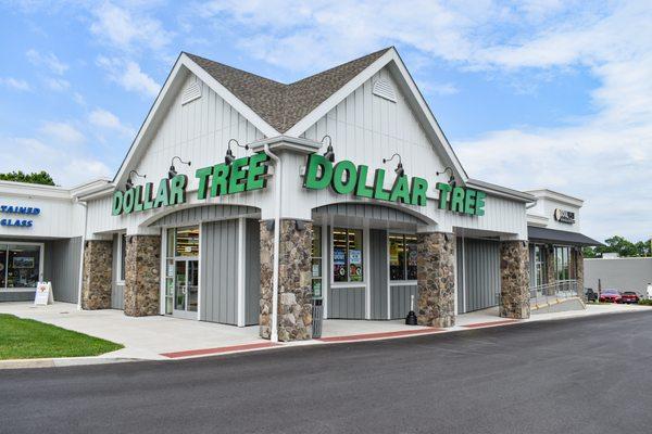 Dollar Tree store front located in the Audubon Village Shopping Center