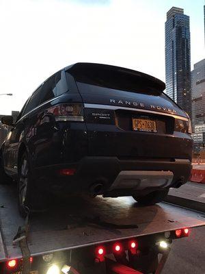 Poor Range Rover got into an accident!