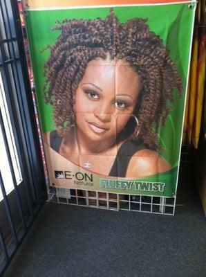 We carry a variety of E-ON hair.