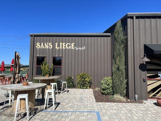 Tasting Room and Outdoor Seating