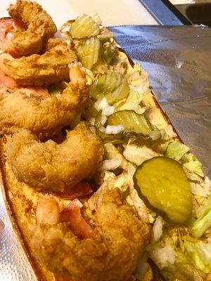 Fried Shrimp po-boy