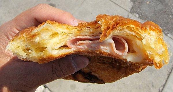 ham and cheese croissant