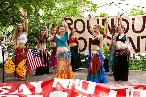 Marissa Mission performed on stage at the Global March Against Monsanto PDX (photo credit: Carlton Ward, Vancouver, WA)