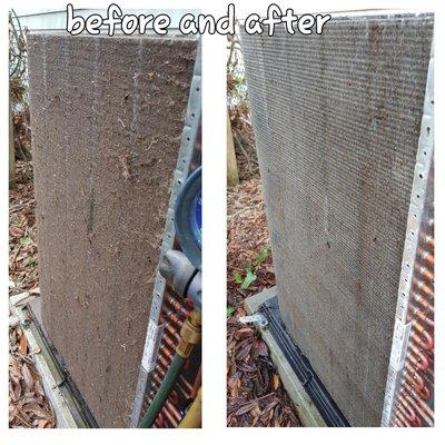 Before and after a system rejuvenation tune up