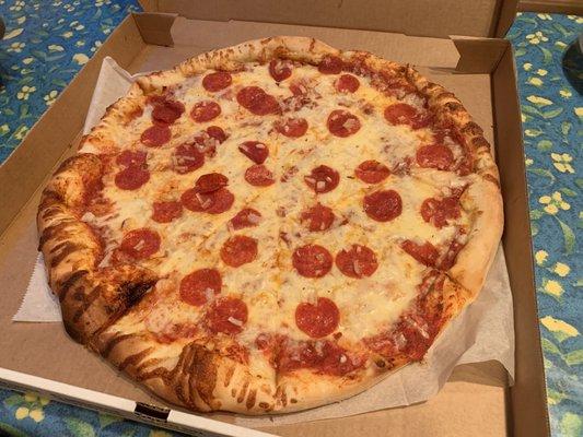 Pepperoni pizza