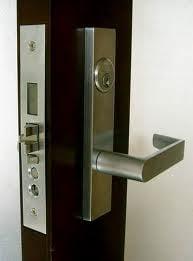 Mortise lock.